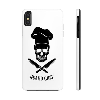 Heard Chef Skull White Phone Case iPhone Samsung Galaxy