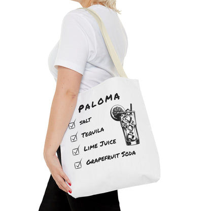Paloma Tote Bag in Black Graphic