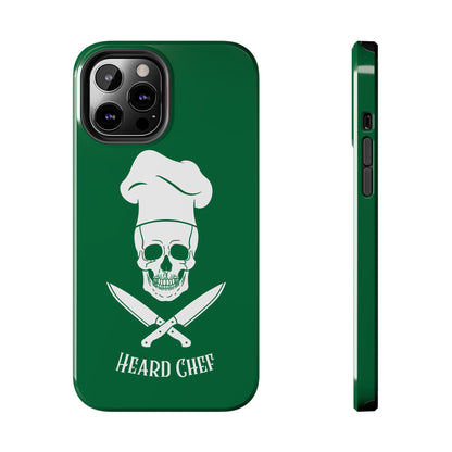 Heard Chef Skull BTI Green Phone Case iPhone Samsung Galaxy