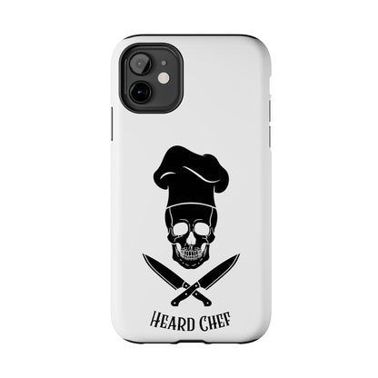Heard Chef Skull White Phone Case iPhone Samsung Galaxy