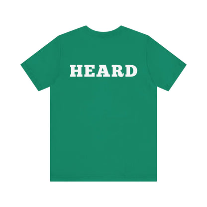 Heard T-Shirt White Text