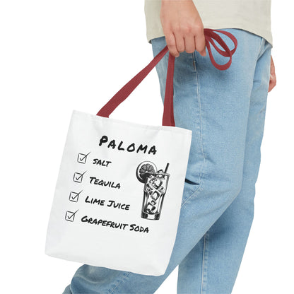 Paloma Tote Bag in Black Graphic