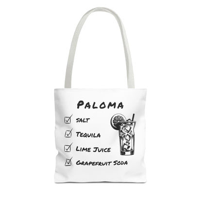 Paloma Tote Bag in Black Graphic