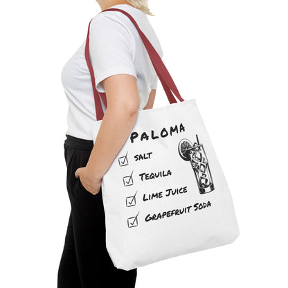 Paloma Tote Bag in Black Graphic