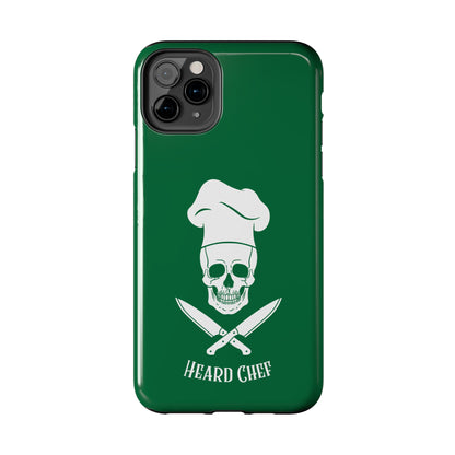 Heard Chef Skull BTI Green Phone Case iPhone Samsung Galaxy