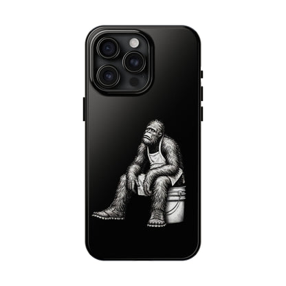 Phone Case Long Shift Bigfoot Black iPhone Samsung Galaxy