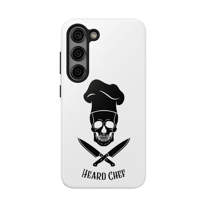 Heard Chef Skull White Phone Case iPhone Samsung Galaxy