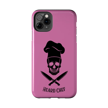 Heard Chef Skull Pink Phone Case iPhone Samsung Galaxy