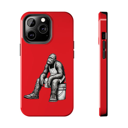 Phone Case Long Shift Bigfoot Red iPhone Samsung Galaxy