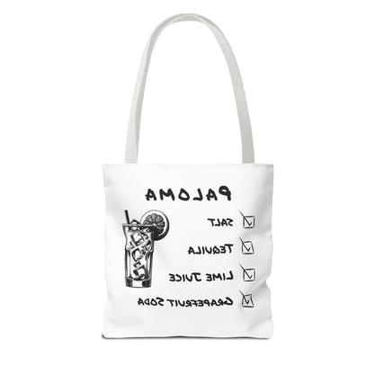 Paloma Tote Bag in Black Graphic