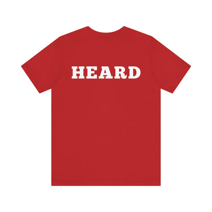 Heard T-Shirt White Text