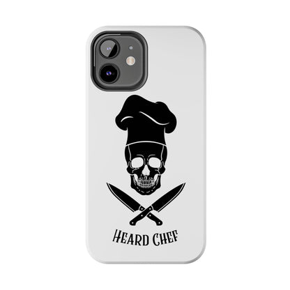 Heard Chef Skull White Phone Case iPhone Samsung Galaxy