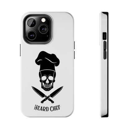 Heard Chef Skull White Phone Case iPhone Samsung Galaxy