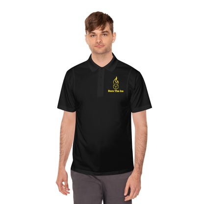 Burn Tha Ice Logo Polo Shirt