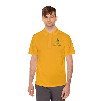 Burn Tha Ice Logo Polo Shirt