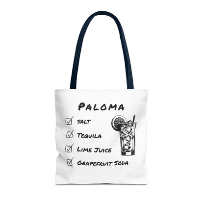 Paloma Tote Bag in Black Graphic