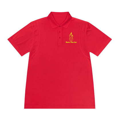 Burn Tha Ice Logo Polo Shirt