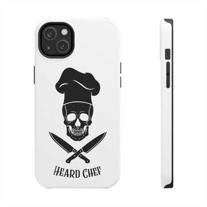Heard Chef Skull White Phone Case iPhone Samsung Galaxy