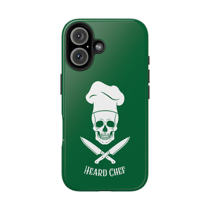Heard Chef Skull BTI Green Phone Case iPhone Samsung Galaxy