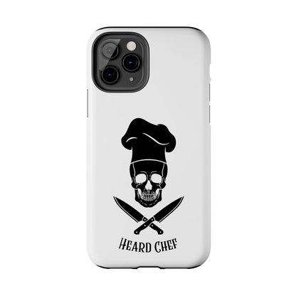 Heard Chef Skull White Phone Case iPhone Samsung Galaxy