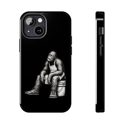 Phone Case Long Shift Bigfoot Black iPhone Samsung Galaxy