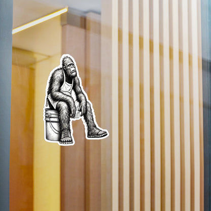Vinyl Sticker Long Shift Bigfoot