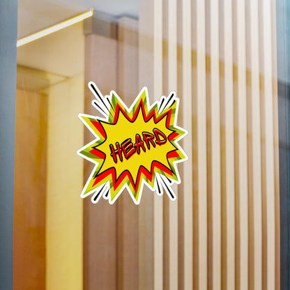 Heard POW Vinyl Sticker