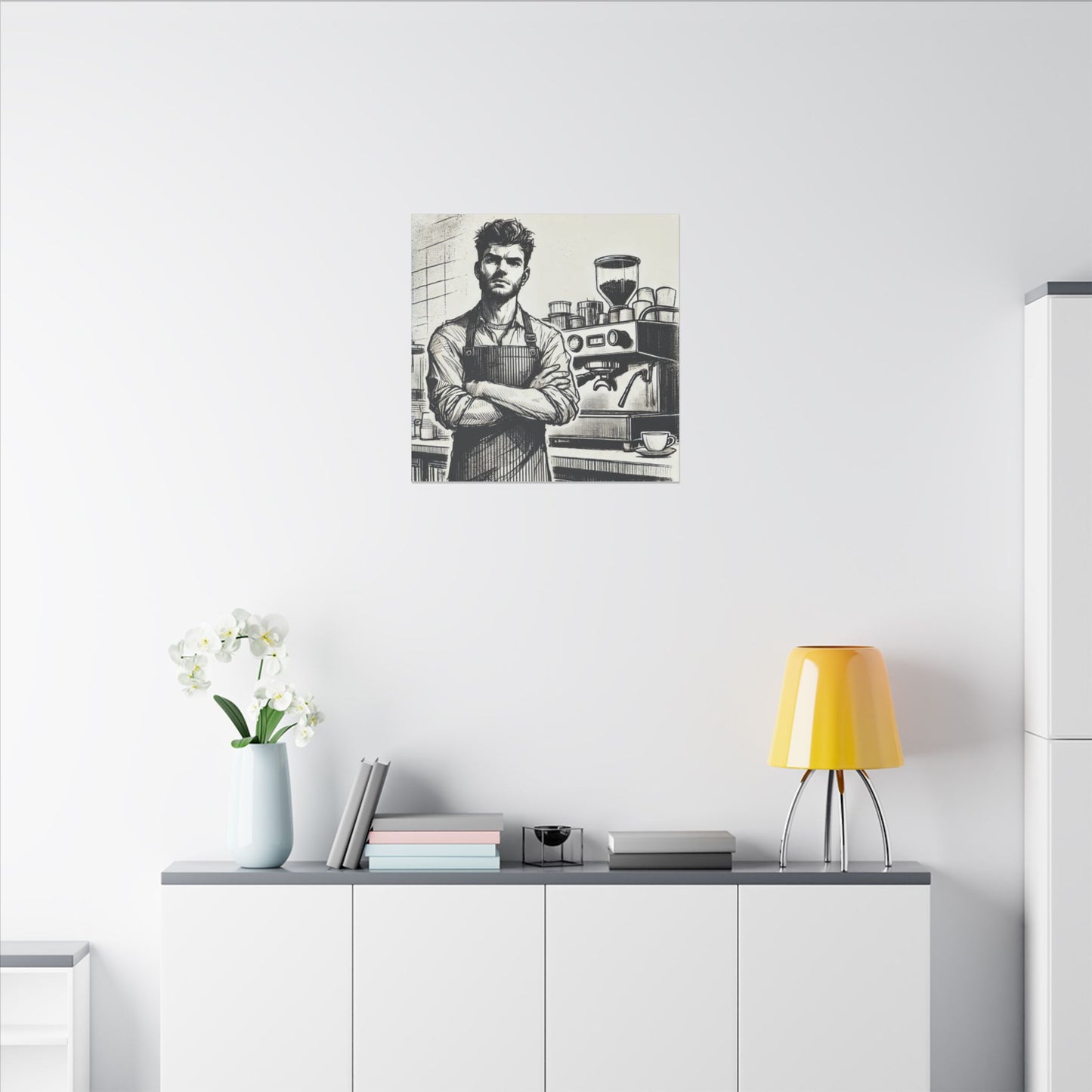 Canvas Print - Barista Industry Struggles