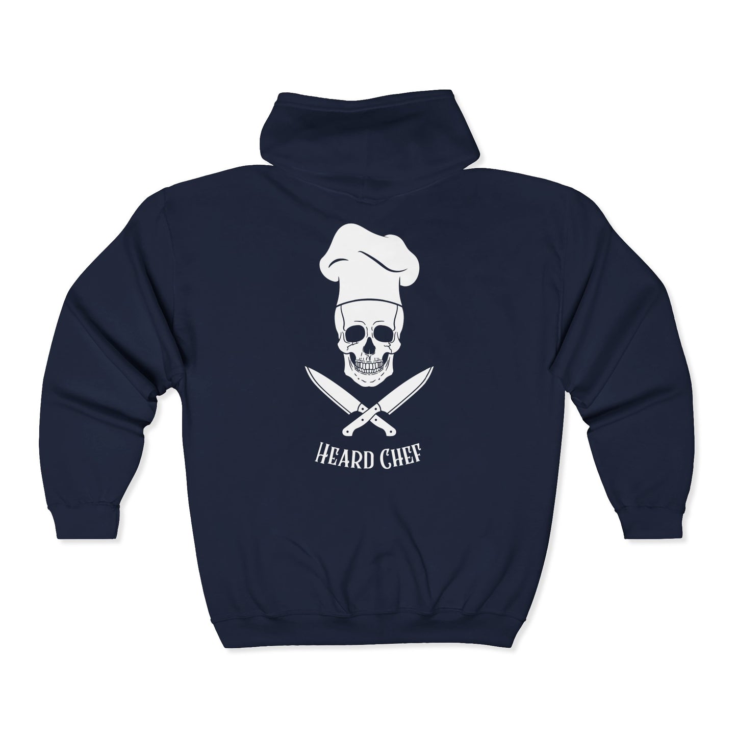 Heard Chef Skull Zip Hoodie