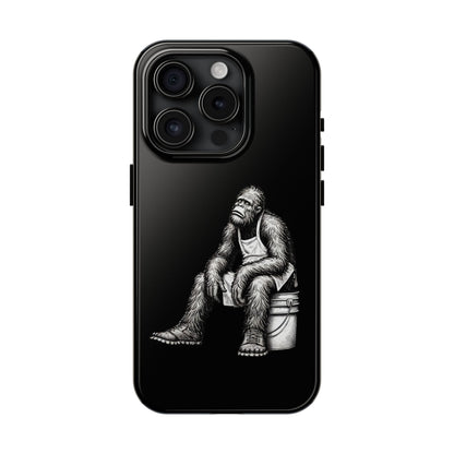 Phone Case Long Shift Bigfoot Black iPhone Samsung Galaxy