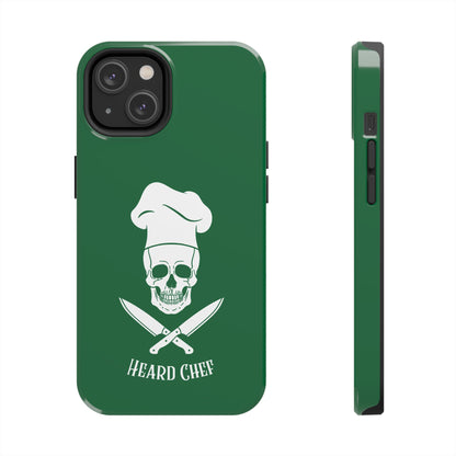 Heard Chef Skull BTI Green Phone Case iPhone Samsung Galaxy