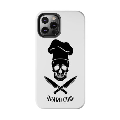 Heard Chef Skull White Phone Case iPhone Samsung Galaxy