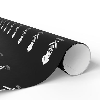 Heard Chef Skull Wrapping Paper
