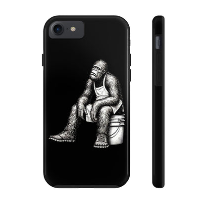 Phone Case Long Shift Bigfoot Black iPhone Samsung Galaxy