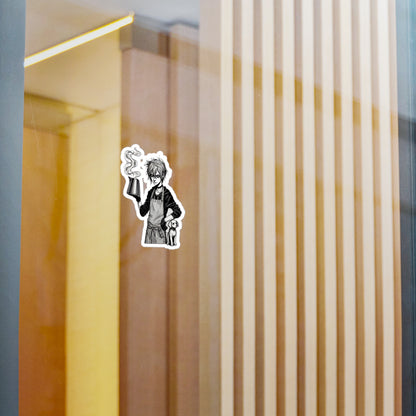 Kiss-Cut Vinyl Decals Sticker Clopen Riley Barista Non-binary Service Industry Server Waiter Coffee Puppy Emo Steam Caffeine Necessity Gift