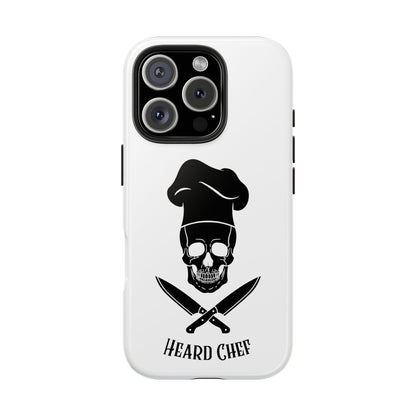 Heard Chef Skull White Phone Case iPhone Samsung Galaxy