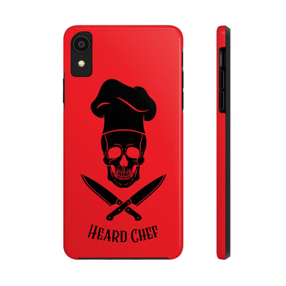 Heard Chef Skull Red Phone Case iPhone Samsung Galaxy