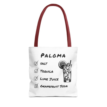 Paloma Tote Bag in Black Graphic