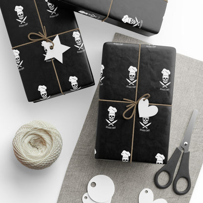 Heard Chef Skull Wrapping Paper