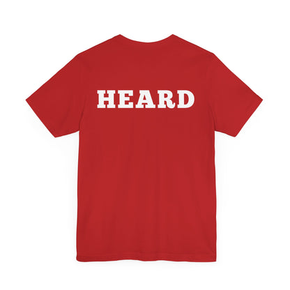 Heard T-Shirt White Text