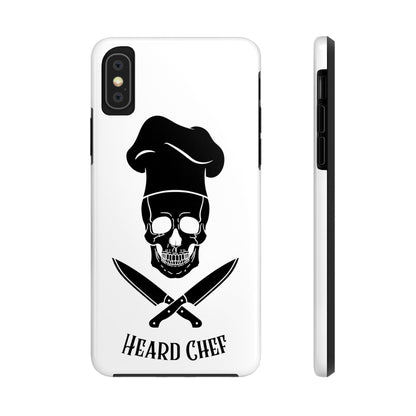 Heard Chef Skull White Phone Case iPhone Samsung Galaxy
