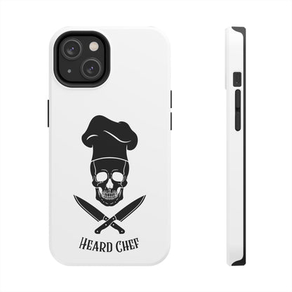 Heard Chef Skull White Phone Case iPhone Samsung Galaxy