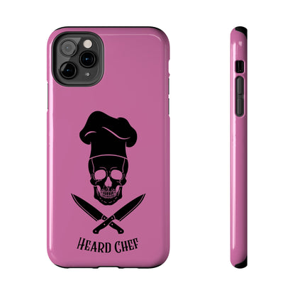 Heard Chef Skull Pink Phone Case iPhone Samsung Galaxy