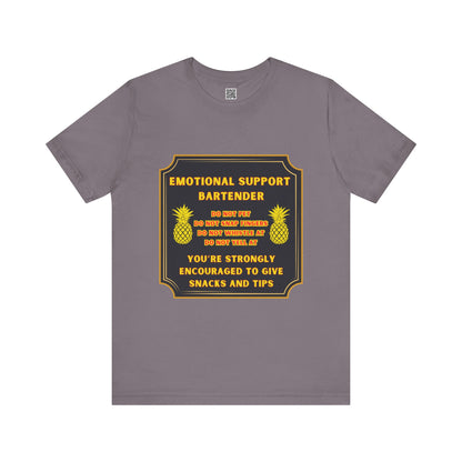 Emotional Support Bartender T-Shirt