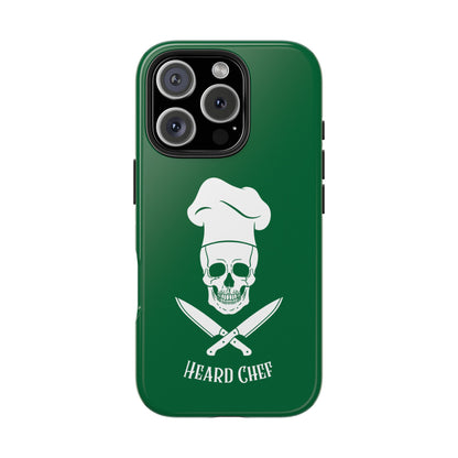Heard Chef Skull BTI Green Phone Case iPhone Samsung Galaxy