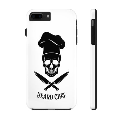 Heard Chef Skull White Phone Case iPhone Samsung Galaxy