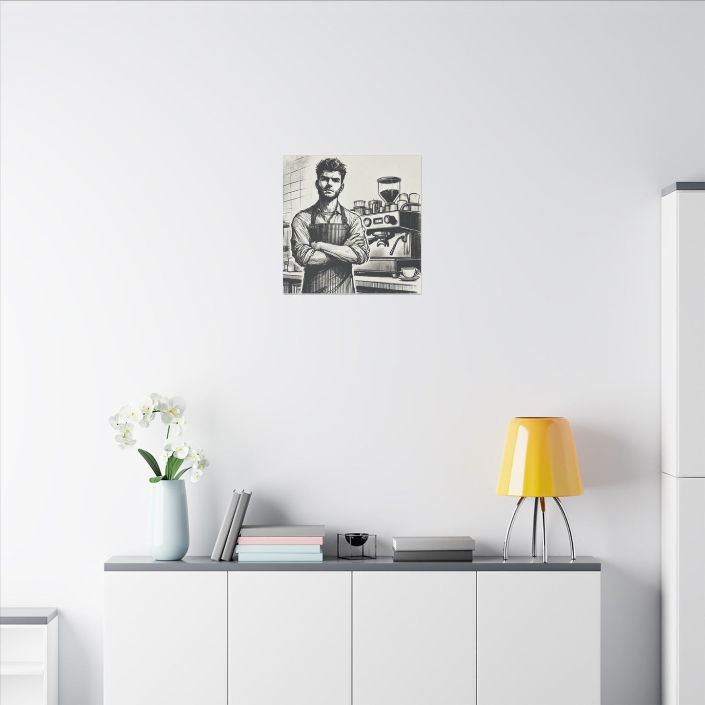 Canvas Print - Barista Industry Struggles