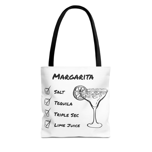 Margarita Tote Bag Black Graphic