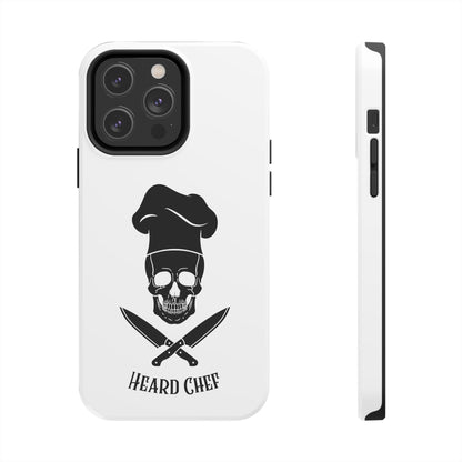 Heard Chef Skull White Phone Case iPhone Samsung Galaxy