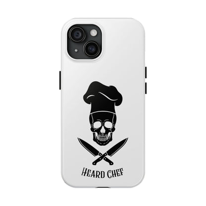 Heard Chef Skull White Phone Case iPhone Samsung Galaxy
